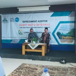 Pelaksanaan refresment Auditor Mutu Internal untuk memantapkan pekan AMI ke 2